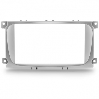Moldura EXPEX 2Din - Focus 2009/2013 - Prata