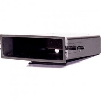 Moldura EXPEX 1Din - Porta Objetos - Nissan March/Versa/Livina - Preto