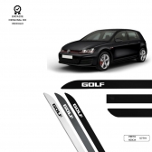 Friso Lateral Facão Golf TOP MIX - Preto Ninja