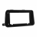 Moldura FIAMON 9 Pol - Nissan Versa 2021 - Preto Fosco c/ Friso Prata - 4281