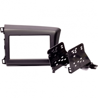 Moldura EXPEX 2Din - Civic 2012/2016 - Preto