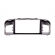 Moldura EXPEX 2Din - Lifan 620 2010/2012 - Preto - EPX116