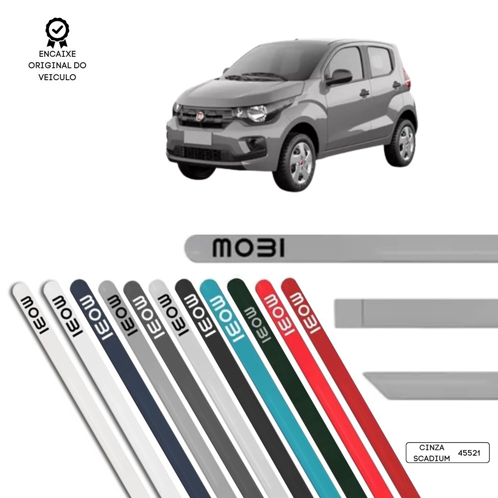 Friso Lateral Redondo Mobi TOP MIX - Cinza Scadium
