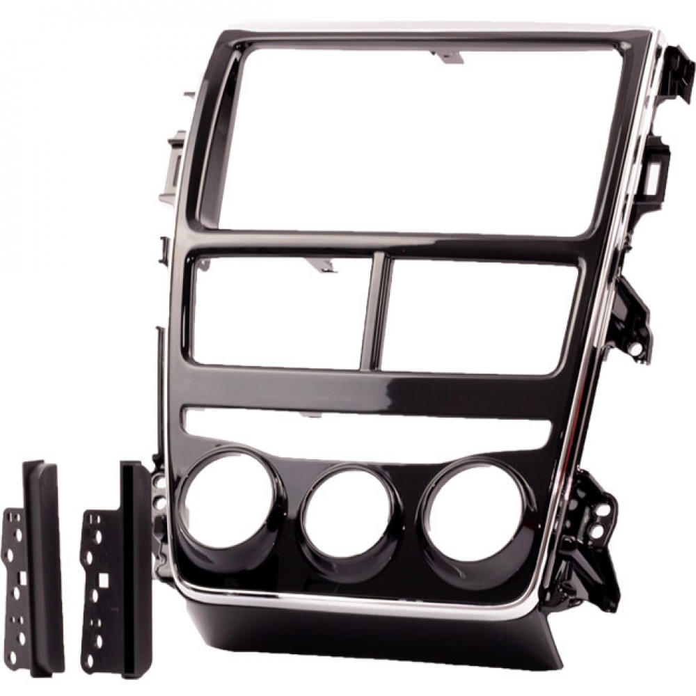 Moldura EXPEX 2Din - Yaris 2018/2021 - Black Piano c/ Acabamento Prata - SCOSCHE - EPX452