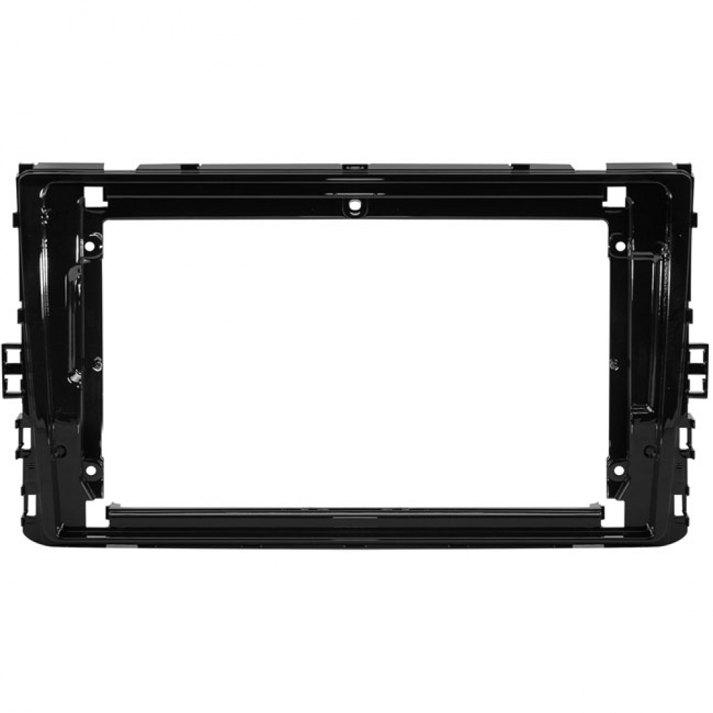 Moldura EXPEX 9 Pol - Volkswagen Polo/Virtus/T-Cross - Black Piano - EPX9VW002