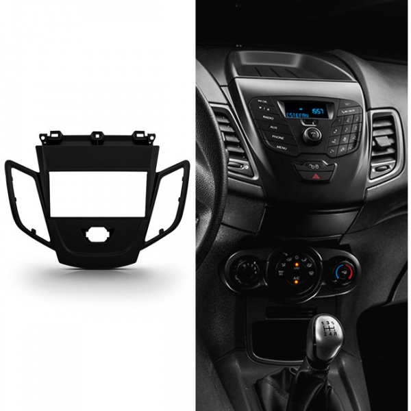 Moldura EXPEX 2Din - New Fiesta 2008/2016 Nacional - Preto - SCOSCHE - EPX310