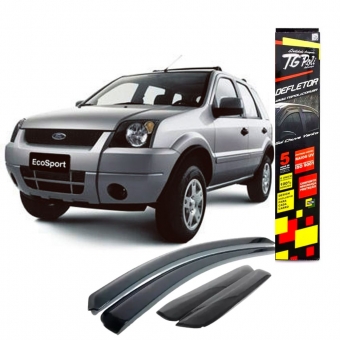 Calha de Chuva Defletor Ecosport 2003/2012 - 4 Portas - TG POLI