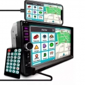 Central Multimídia MP5 7 Pol H-Tech c/ Botão Espelhamento Android BT/USB/SD - HT-5023