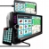 Central Multimídia MP5 7 Pol H-Tech c/ Botão Espelhamento Android BT/USB/SD - HT-5023