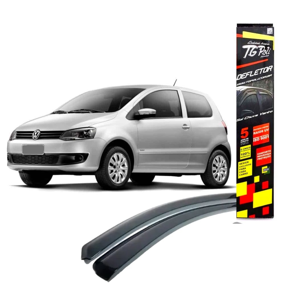 Calha de Chuva Defletor Fox 2004/2014 - 2 Portas - TG POLI