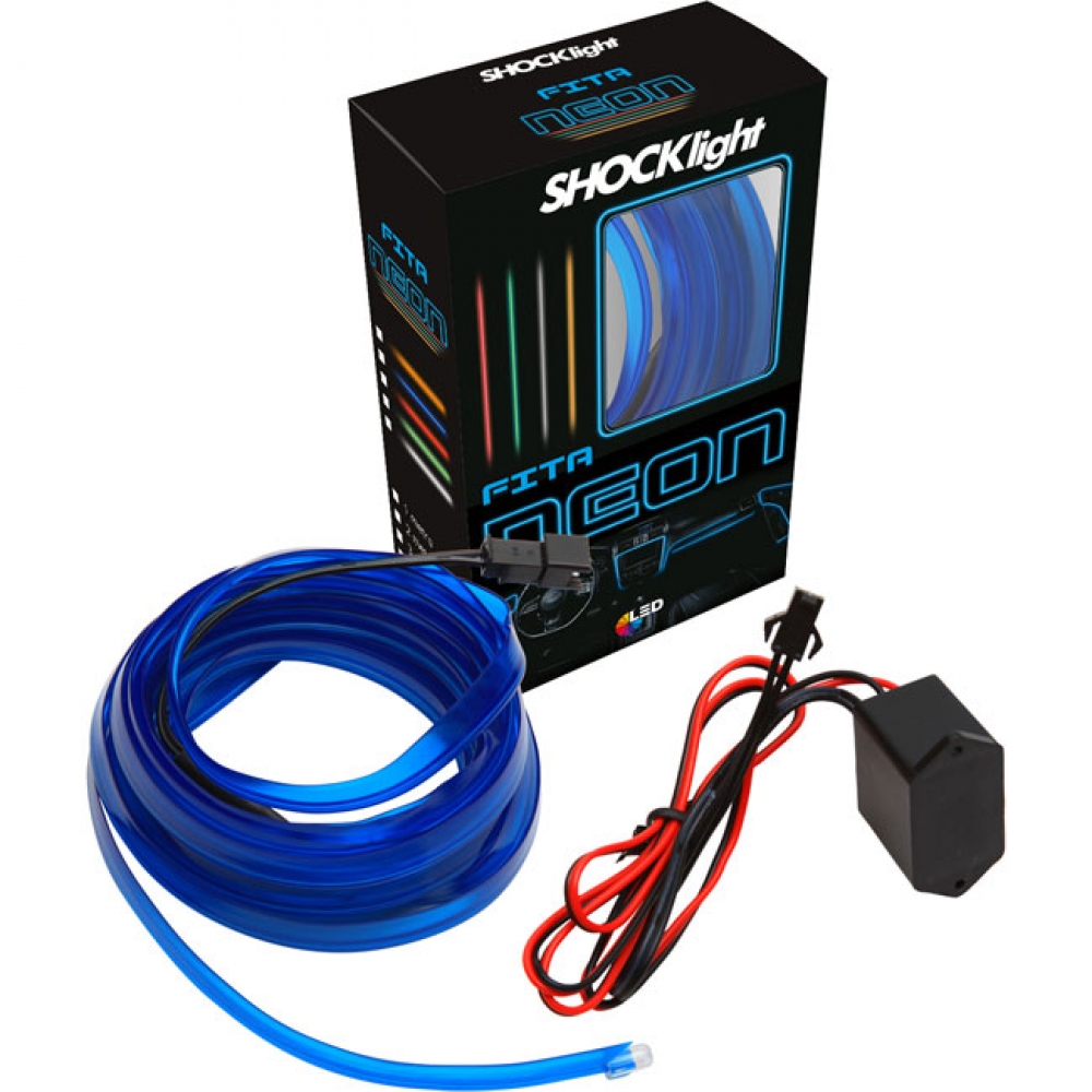 Fita Neon Azul 5 Metros - SL-FTAZ-5