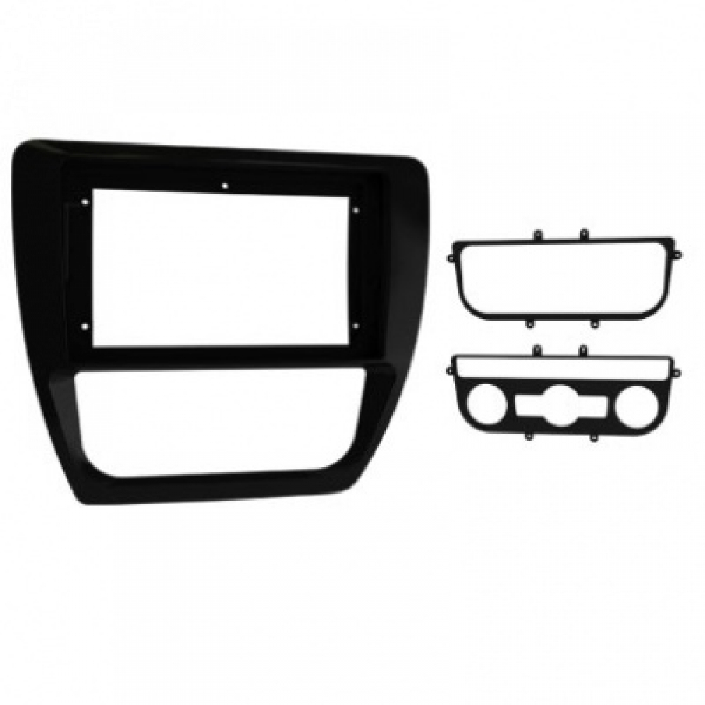 Moldura FIAMON 9 Pol - Volkswagen Jetta 2012/2018 - Black Piano - 4275