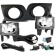 Kit Farol Milha Agile/ 2009/2013 e Montana 2011/2019 Shocklight - SL-040710