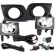 Kit Farol Milha Agile/ 2009/2013 e Montana 2011/2019 Shocklight - SL-040710