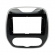 Moldura FIAMON 9 Pol - Renault Captur 2017/2021 - Black Piano c/ Friso Prata - 4221