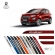 Friso Lateral Facão Ecosport TOP MIX - Vermelho Merlot