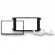 Moldura EXPEX 2Din - Focus 2009/2013 - Preto - EPX123
