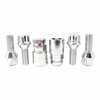 Kit Trava Roda H-TECH Parafuso 12mm x 1,50mm