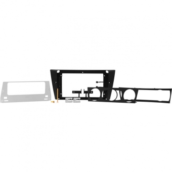 Moldura EXPEX 9 Pol - BMW Série 3 2005/2012 - Preto