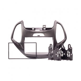 Moldura EXPEX 2Din - KA/KA+ 2014/2017 - Preto