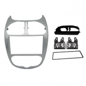 Moldura FIAMON 7 Pol - Peugeot 206 2004/2008 - Prata - 4274