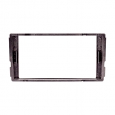 Moldura EXPEX 2Din - Santa Fé 2007/2013 - Prata - EPX181