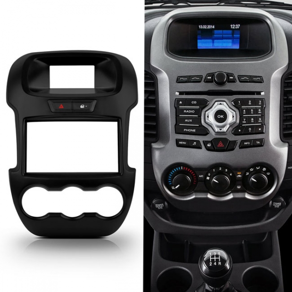 Moldura EXPEX 2Din - Ranger XLT 2013/2015 c/ Botões - Preto - SCOSCHE - EPX100B