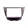 Moldura EXPEX 2Din - Veloster 2011/2016 - Preto - EPX504