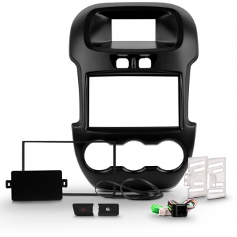 Moldura EXPEX 2Din - Ranger XLT 2013/2015 c/ Botões - Preto - SCOSCHE