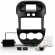 Moldura EXPEX 2Din - Ranger XLT 2013/2015 c/ Botões - Preto - SCOSCHE - EPX100B