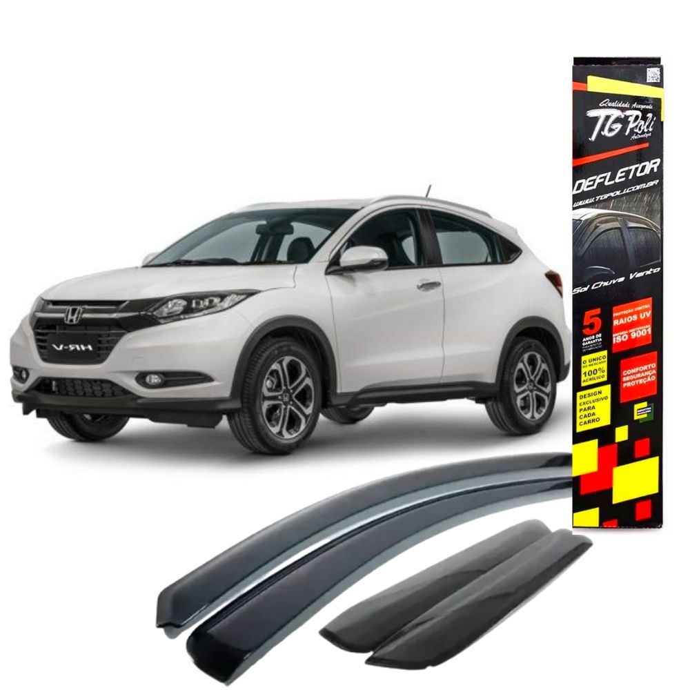 Calha de Chuva Defletor HR-V 2015/2020 - 4 Portas - TG POLI