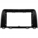 Moldura EXPEX 9 Pol - Honda CR-V 2017/2020 - Black Piano - EPX9HO005