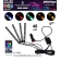 Kit Led Atmosfera RGB 4x12 Leds 12V - SLL-ATM412