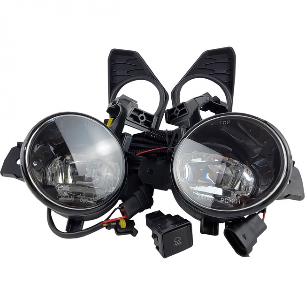 Kit Farol Milha Frontier 2022 em diante LED Shocklight - SL-201810LED