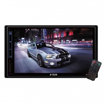 Central Multimídia MP5 7 Pol H-Tech c/ Espelhamento BT/SD/AUX