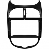 Moldura EXPEX 9 Pol - Peugeot 206 2002/2010 - Preto - EPX9PG002