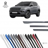 Friso Lateral Modelo Original Compass TOP MIX - Cinza Sting