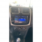 Moldura FIAMON 7 Pol - Renault Sandero/Logan 2014/2020 - Black Piano - 3324