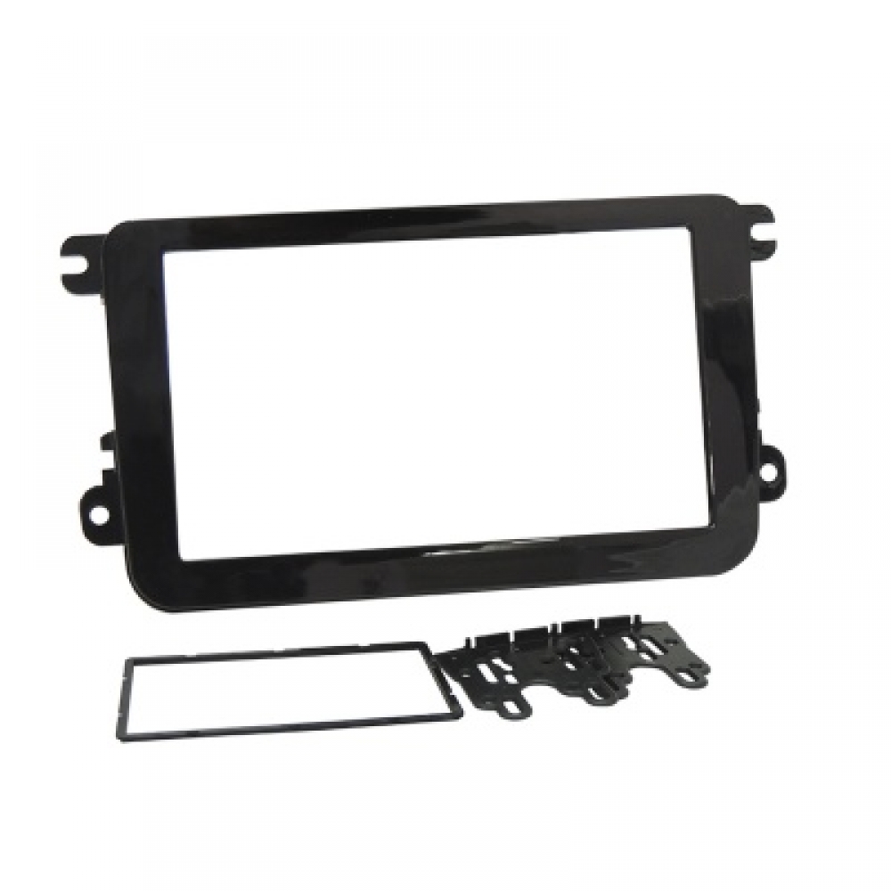 Moldura FIAMON 7 Pol - Volkswagen Jetta/Amarok/Fusca/Tiguan/Gol/Saveiro/Passat/Variant - Black Piano - 2437