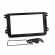 Moldura FIAMON 7 Pol - Volkswagen Jetta/Amarok/Fusca/Tiguan/Gol/Saveiro/Passat/Variant - Black Piano - 2437