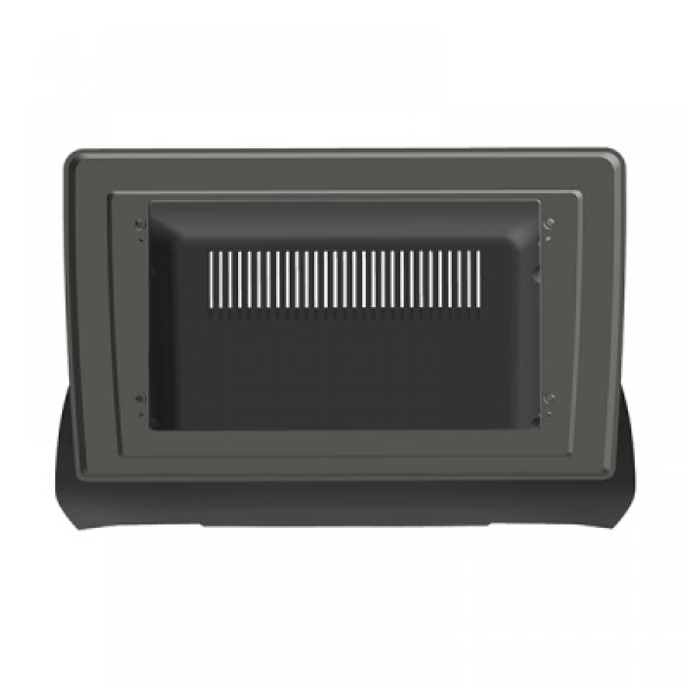 Moldura FIAMON 10.1 Pol Flutuante - Fiat Argo/Cronos - Preto Fosco c/ Filete Grafite - 5874