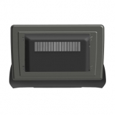 Moldura FIAMON 10.1 Pol Flutuante - Fiat Argo/Cronos - Preto Fosco c/ Filete Grafite - 5874