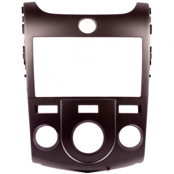 Moldura EXPEX 2Din - Cerato 2009/2012 Ar Analógico - Preto