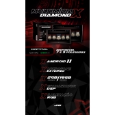Central Multimídia Diamond X R8 7 Pol - Universal - JT30MDIAMX7