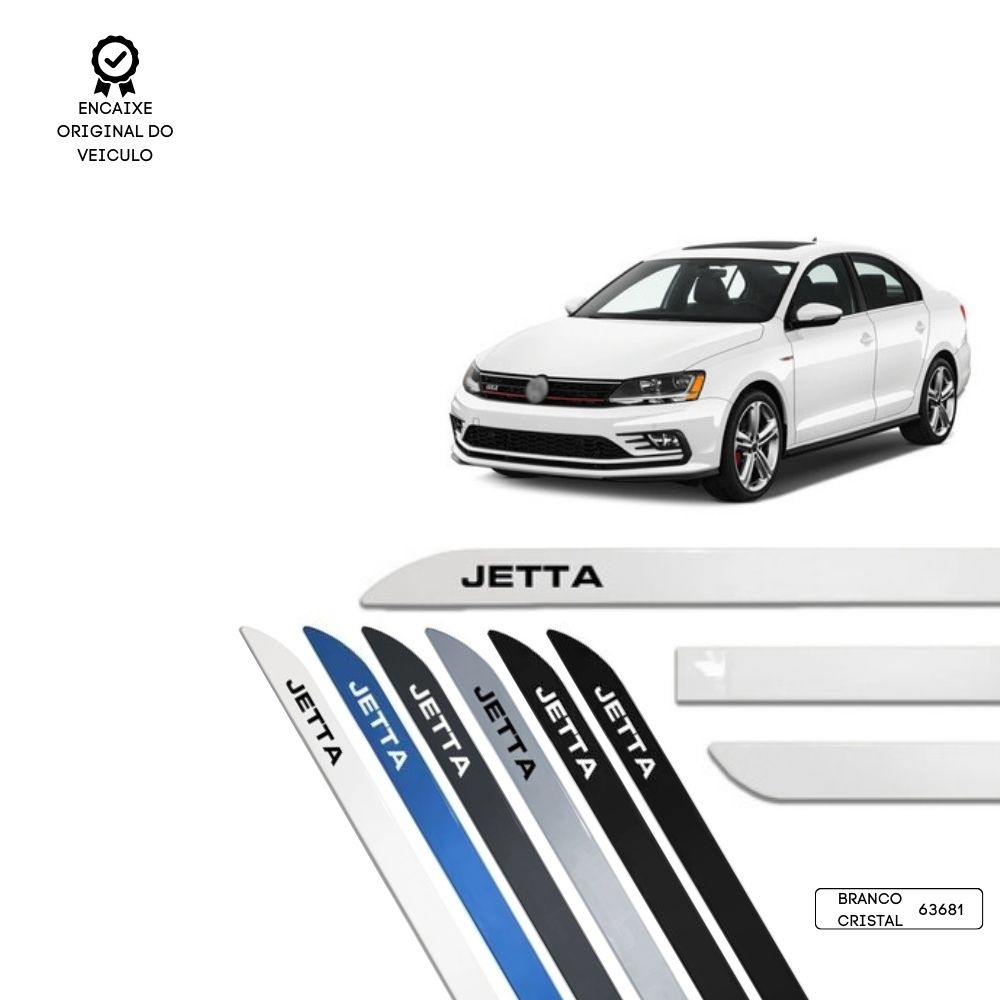 Friso Lateral Facão Jetta TOP MIX - Branco Cristal