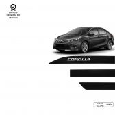 Friso Lateral Facão Corolla 2015 Alto Relevo TOP MIX - Prata Bari