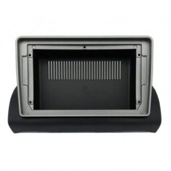 Moldura FIAMON 9 Pol - Fiat Argo/Cronos 2017/2021 - Preto Fosco c/ Filete Grafite