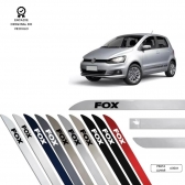 Friso Lateral Facão Fox TOP MIX - Prata Lunar