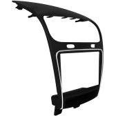 Moldura EXPEX 9 Pol - Fiat Freemont/Dodge Journey 2012/2016 - Preto c/ Acabamento Prata - EPX9FT011