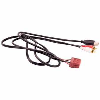 Cabo Auxiliar Adaptador USB/RCA para Hyundai